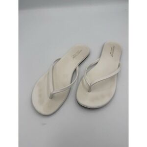 Project Cloud Memory Foam Thong Sandals Size 7 White